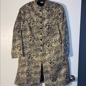 Gold and black brocade Jacket